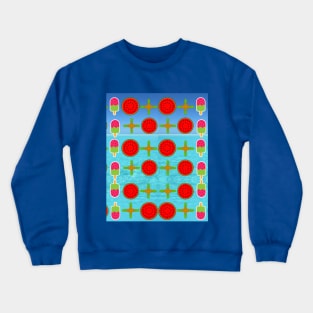 Pineapple And Watermelon - Tropical Crewneck Sweatshirt